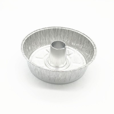 Household round food use disposable aluminum foil pots