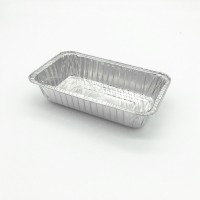 500ml aluminum foil 8011 Food use loaf pans rectangle disposable aluminum foil box for food packaging