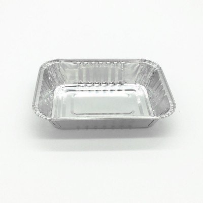 Wholesale food grade household food storage use rectangle disposable aluminum foil pans