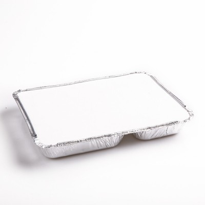 TIA 770ML 2 compartment party aluminium foil containers wholesalers disposable aluminum foil lunch box