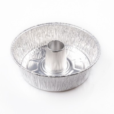 FDA certification food grade 2400ml foil containers round cooking use disposable aluminium foil pot