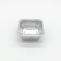 320ml household disposable 8011 aluminum foil food container square aluminum bakery tray