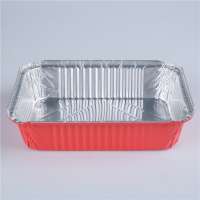 1890ml Microwavable baking pan household aluminum foil takeaway disposable baking trays