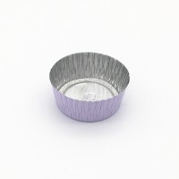 Disposable 80ml aluminum foil cupcake cup colored round foil small baking muffin pans