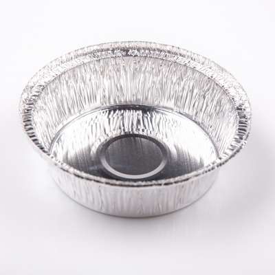 Restaurant food storage use round aluminum foil disposable foil containers with lids