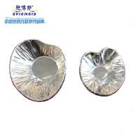 disposable  large/small clamp shell aluminum foil tray for barbecue