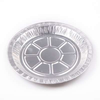 Food Grade Household 350ml round aluminum tray baking use disposable pizza tray