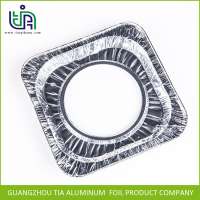 disposable rectangle bib liners cover gas stove aluminum foil gas burners