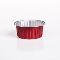 125ml food grade aluminum foil bake cup colored small disposable aluminum foil muffin cup