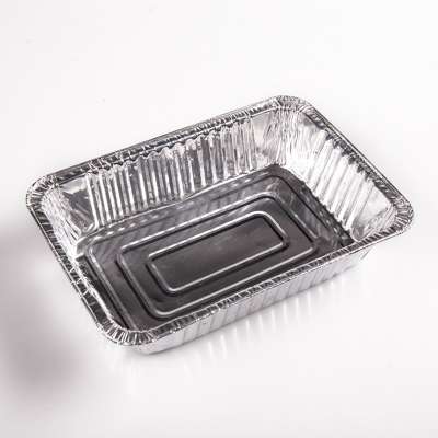 1000ml High quality disposable aluminum foil food container food grade aluminum pan