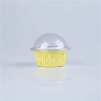 wholesale 105ml aluminium foil cupcake cup round aluminum foil muffin cake tray